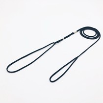  5mm black soft nylon professional competition traction rope Bixiong Corgi law cow dog walking training dog P chain