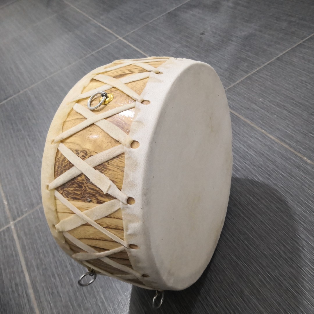 Pimp drum Korean dance drum drum surface diameter 34 cm high 15 5 cm