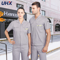 Summer Short Sleeve Bottom Breathable Sweater Survival Worksuit Mens Factory Workshop Workshop to Summer Wear