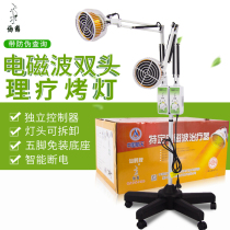 Crane double-headed lamp baking electric TDP baking lamp physiotherapy instrument Electromagnetic wave therapy Infrared household medical electrotherapy