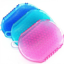  Double-sided meridian brush slimming brush Essential oil brush Massage brush Glove magic scorpion brush Body soft brush