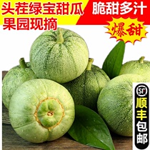 (Shunfeng) farmhouse fresh green treasure small and fragrant melon sweetness such as honey reticulated pear melon and honey melon jade mushrooms