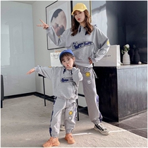 Next win fried street special parent-child outfit 21 new net red Foreign Air girl autumn two-piece female suit