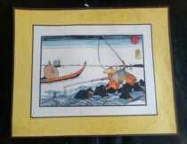 Zhuxian Town Woodcut New Year Painting Crafts Hand-engraved Ukiyo-e Prints Interior Decoration Painting 69 0 One