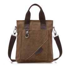 Mens use style 10 1 inch tablet General canvas handbag for outgoing single shoulder inclined satchel bag vertical
