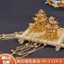 Ancient style earrings National Wind earrings with cheongsam Hanfu classical Joker retro temperament Super fairy Chinese style ear ornaments female