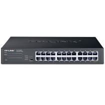 TP-LINK full gigabit 24-port network switch enterprise-class 1000m rack-mounted line shunt shunt VLAN division Port convergence QoS speed limit monitoring TL-