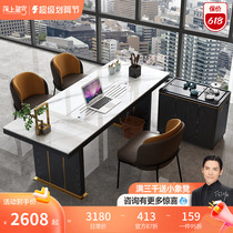 Light luxury tables Tea table Simple modern household boardDesk Art Tea Table in one office tea table and chair combination