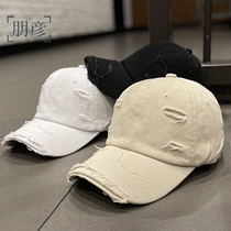 Han edition in pure color made old hole duck tongue hat child spring and summer fashion on the street shade eaves baseball