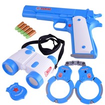 Toy hand small gun simulation children children cartoon little boy 3-5-6-8 charge puzzle can launch model hand