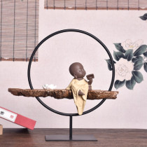 New Chinese Zen little monk creative personality desktop ornaments living room porch TV cabinet home decorations