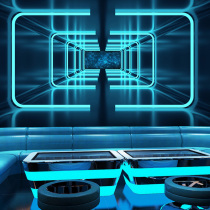 3d Tech Sense Extension wall panel bar Bench Ktv Bag Compartment Waterproof wood Fiber Integrated Wall Panel Industrial Wind Gusset Plate