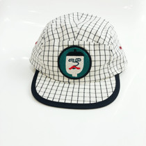 omiomi Western style plaid embroidery straight cornice hat Baseball cap Fun style Mens and womens childrens clothing Childrens hat