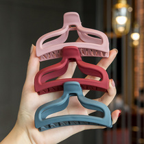 Net red frosted fish tail grab clip female headgear hair hairclip head bath grab clip Korean temperament elegant hair accessories