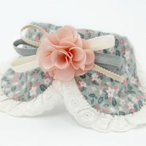 (Gangaji Gangaji) Quality Pet Dog Dog Teddy Bibi Bear Korean Version Delicate Two Pieces Lace Collar Neck Collar