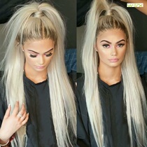 Newness Ombre Blonde lueless 13x4 Lace Front Wis Two Tone