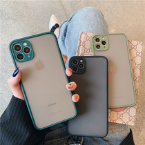 Simple Apple 11 phone case iphonex frosted xs max skin sense 11pro personality 8plus creative 7plus couple se2 male 7p female 8p fine hole x