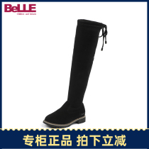 Thyme Shoes Girl Boots 2020 Winter New CUHK Scout Boots Fashion Warm Boots Children Bull Leather Boots
