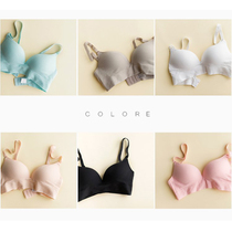 Comfortable and healthy Japanese breathable one-piece incognito bra with sub-breast small-breasted girls gather 0 pressure bra