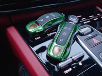 Porsche key shell buckle Mamba green simple new Cayenne macan911 Panamera 718Taycan