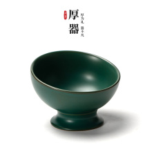 Chinese style Zen Snack Fruit Pan Ceramic High Foot Tea Dot Trays Sweet swing pieces modern living room ktv Bar Home