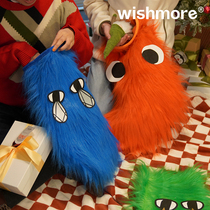wishmore Christmas Socks Large Gift Bag Decorative Pendant Hanging Children Christmas Gift Bag Candy Bag