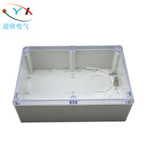 240 * 160 * 90 transparent cover plastic waterproof case waterproof junction box power sub-wire box security monitoring housing