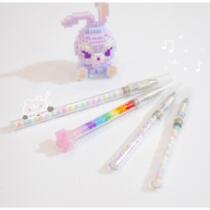 Homemade macaron bean rainbow gradient pencil knife carving knife hand tent collage tool paper knife unpacking