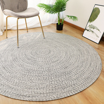 Phil Household with minimal living room tea table knitting carpet round Nordic bedroom Superior gray bedside mat mat
