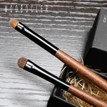 Pure horsehair yellow wolf tail hair Eyelid brush Pressure eyeliner Eye tail detail brush Small professional eye shadow makeup brush