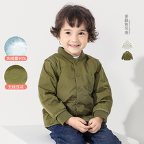 Barabara boy light and thin down jacket 2021 Winter fit new childrens baseball uniform jacket 201421107101