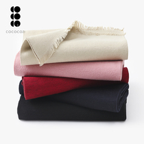 Womens silk brushed scarf 2019 new temperament solid color mulberry silk scarf wild warm collar