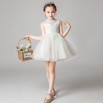Childrens dresses for girls birthday princess dresses Flower girl dresses for women puffy yarn girls host piano performance dresses for summer