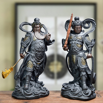 Chen Jian commented on the Guardian Bodhisattva of Wei Tuo Jialan Guan Gongwu the God of Wealth the statue of Wei Tuo the guardian Buddha statue enshrined in the town house