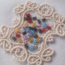 Bjd Va Clothes Accessories 5mm Bow Tie Metal Colored Mini Button Button Diy Accessories