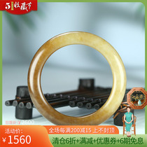 High price-performance ratio jade edge Xinjiang and Tian jade and the late sugar jade bracelet jade bracelet wrist beauty jade suspension 65g57mm