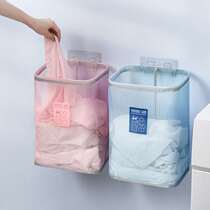 Hanging dirty clothes basket dormitory dirty clothes small storage bucket small laundry basket waste basket waste basket basket