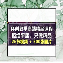 Nameplate creation process Junior high school students refer to primary school design drawings Art studio ring creation video materials training plan materials