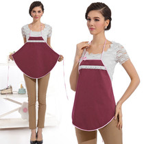 Radiation-proof maternity dress for wearing large code radiation-proof clothes female belly pocket for work computer apron during pregnancy