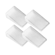 Furniture level gasket cabinet foot rubber triangular pad adjustable refrigerator balance pad ground uneven adjustment
