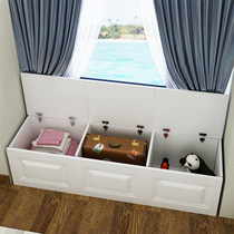 Customized floating window cabinet balcony cabinet locker low cabinet simple modern window sill cabinet storage cabinet lockers