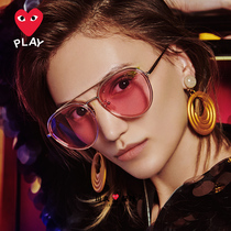 Kawakubo Ling glasses 2019 new sunglasses women tide personality Net Red fashion long face polarized sun glasses men 3906