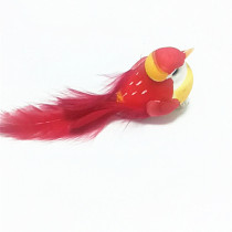  Low-cost promotion simulation red bird foam feather bird home decoration bright colors clip models only red