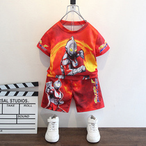 Ottman clothes boy summer clothes children suit quick dry short sleeve sports children clothes boy summer handsome 2 sets