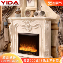 1 Da 1 2 1 5 m Au Style Fireplace American Emulation Fire Electric Fireplace Decoration Cabinet Fireplace Warming Solid Wood Fireplace
