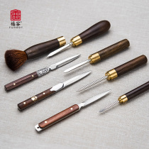 Tea cake prying knife Puer special tea opening knife Tea needle Kung Fu tea accessories Tea knife Stainless steel tea cone prying tea tool