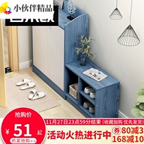 Simple shoe cabinet home door large capacity simple modern shelf saving space porch economical shoe rack storage