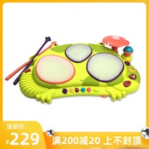 Bile B Toys rap frog electronic drum childrens drum set baby hand beat toy percussion instrument