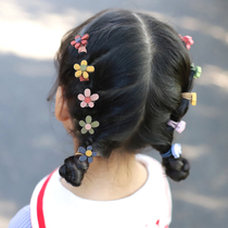 Childrens hair adorned flowers hair ring baby Zhair leather fascia does not hurt hair small head rope female Korean princess superfairy headwear