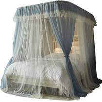 Antarctica 2021 New U-shaped rail mosquito nets home encryption thickened Princess court floor-to-ceiling